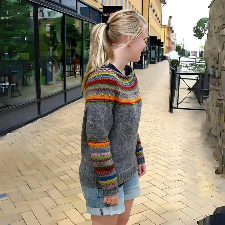 Thilde – Retro Sweater med Tidøst Stil